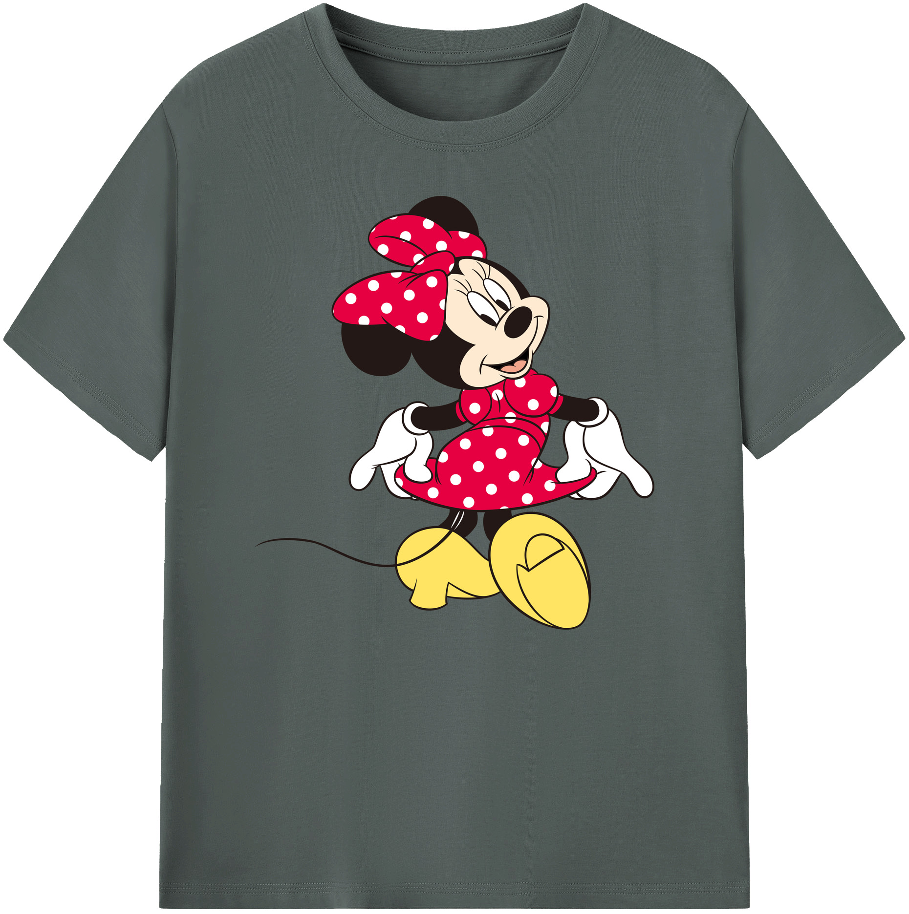 ミッキーマウス Mickey Mouse 綿100％ メンズ半袖Tシャツ｜肌触りやわらか＆通気性